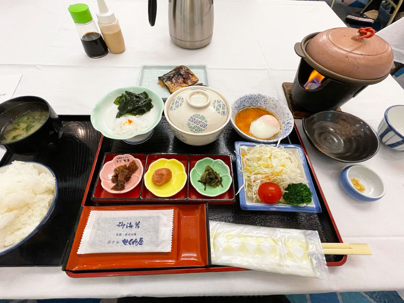 『夕雅と旬彩の宿 せくみ屋』の朝食