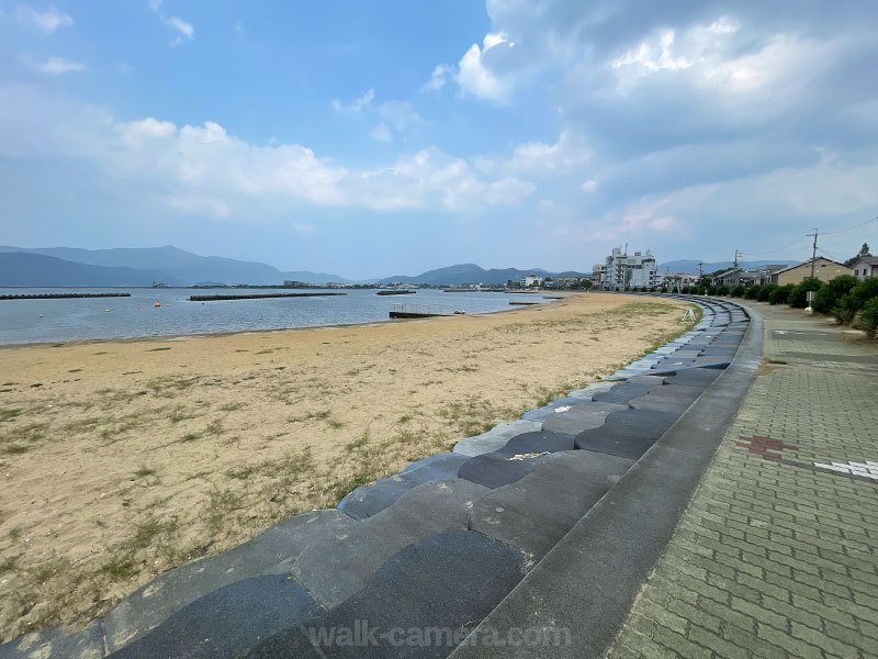マーメイドテラスから小浜公園までの散策道
