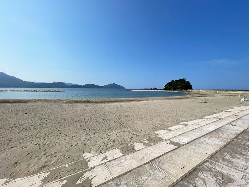 若宮海水浴場の景色