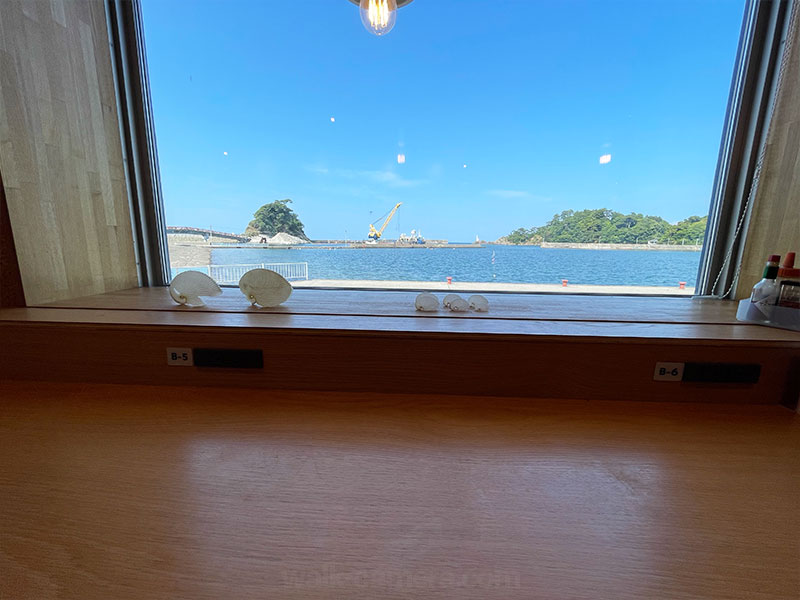うみから食堂からの景色