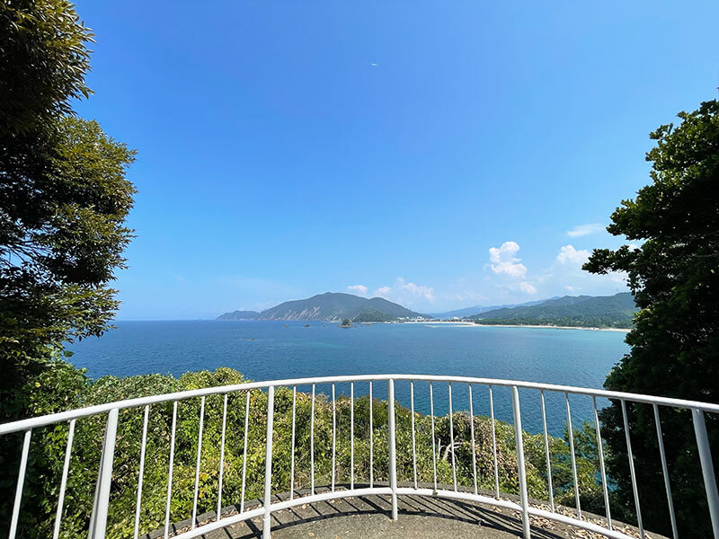 明鏡洞（城山公園）天王山展望台から見る景色